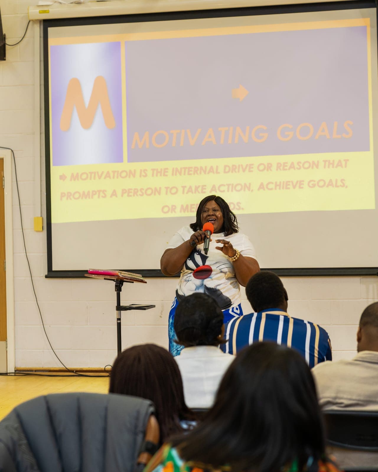 Youth event moment